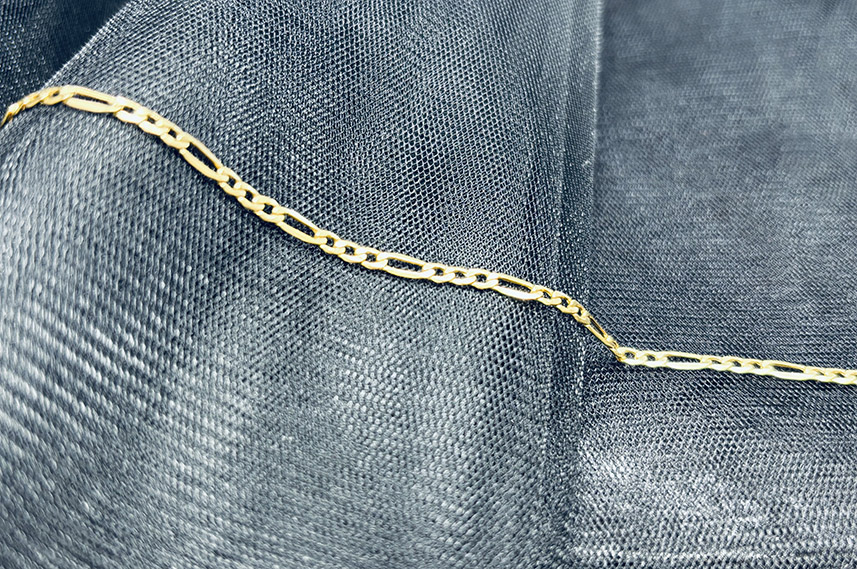 14 karátos arany nyaklánc – 50 cm, 2,2 g