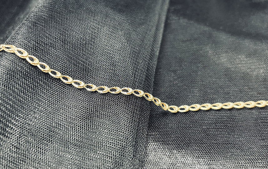 14 karátos arany női karkötő – 19 cm, 1,5 g