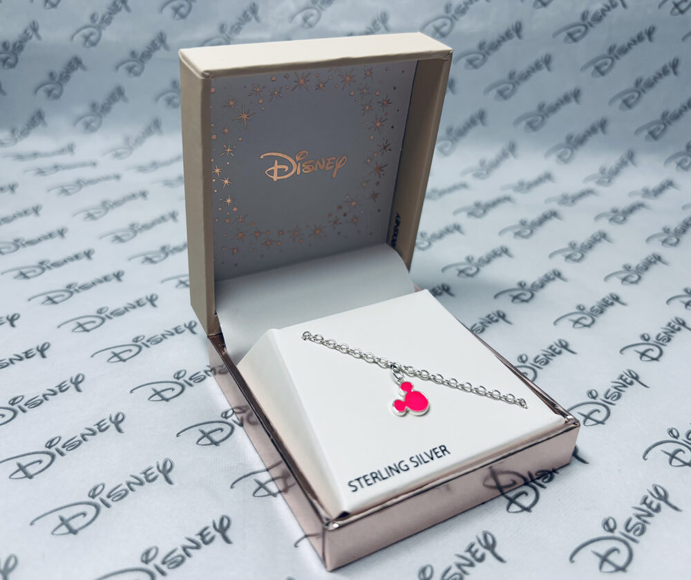 Disney ezüst karkötő – Rózsaszín Mickey varázsa