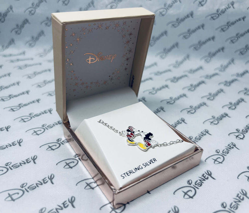Disney ezüst karkötő – Mickey és Minnie szerelem