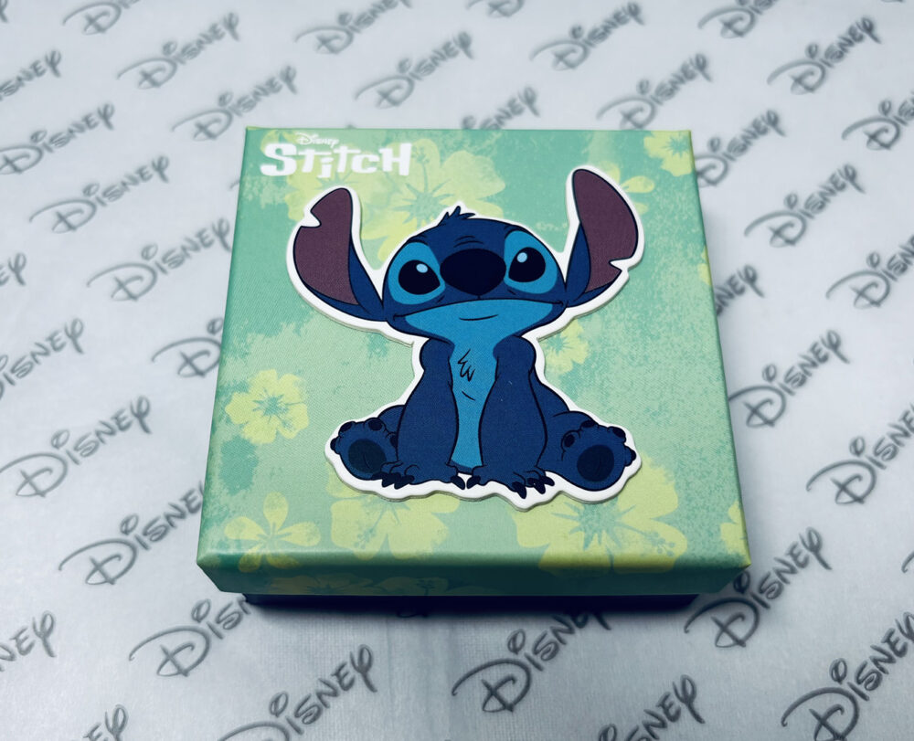 Disney ezüst fülbevaló – Stitch köves csillogással - Image 2