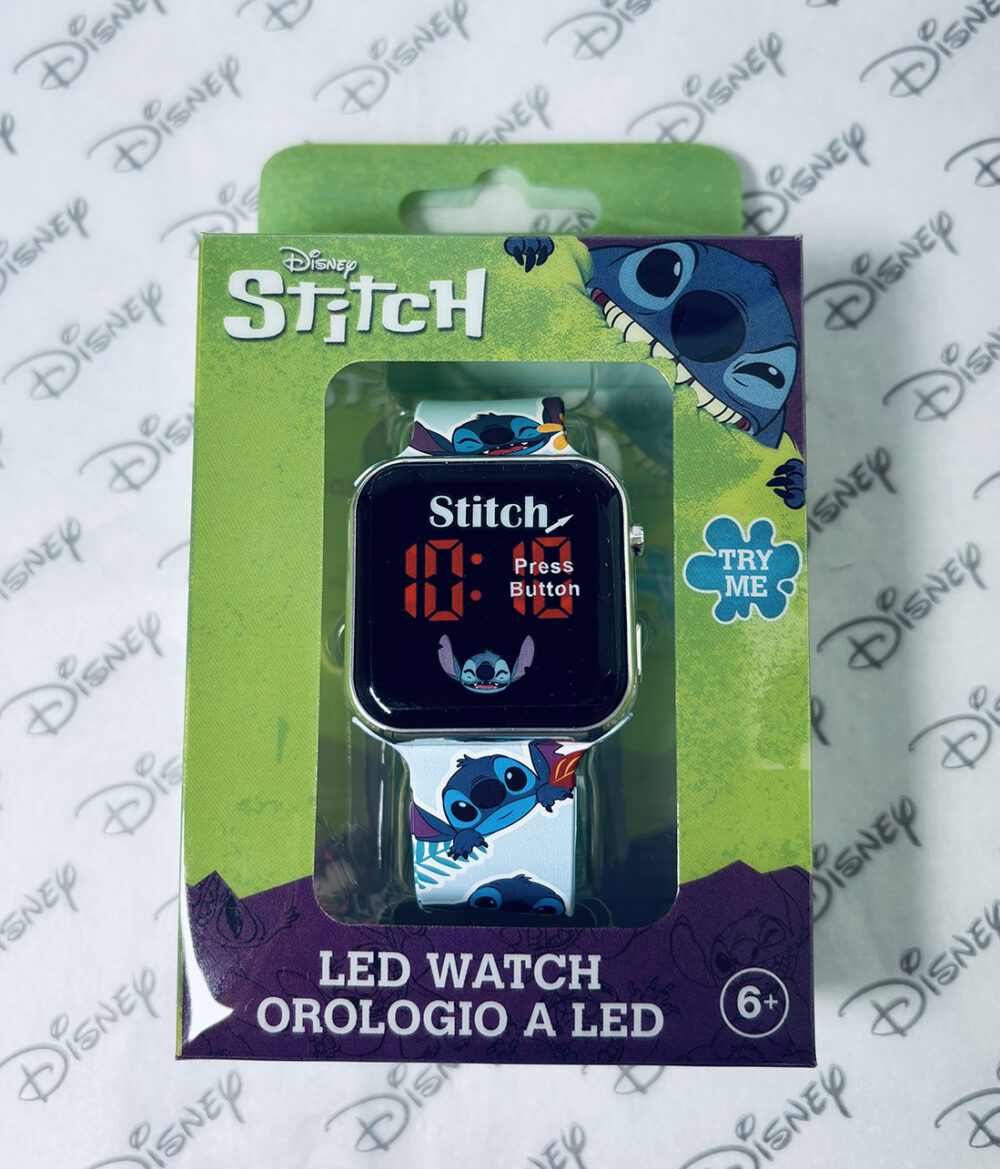 Disney Stitch LED karóra – Vidám időutazás a csuklódon