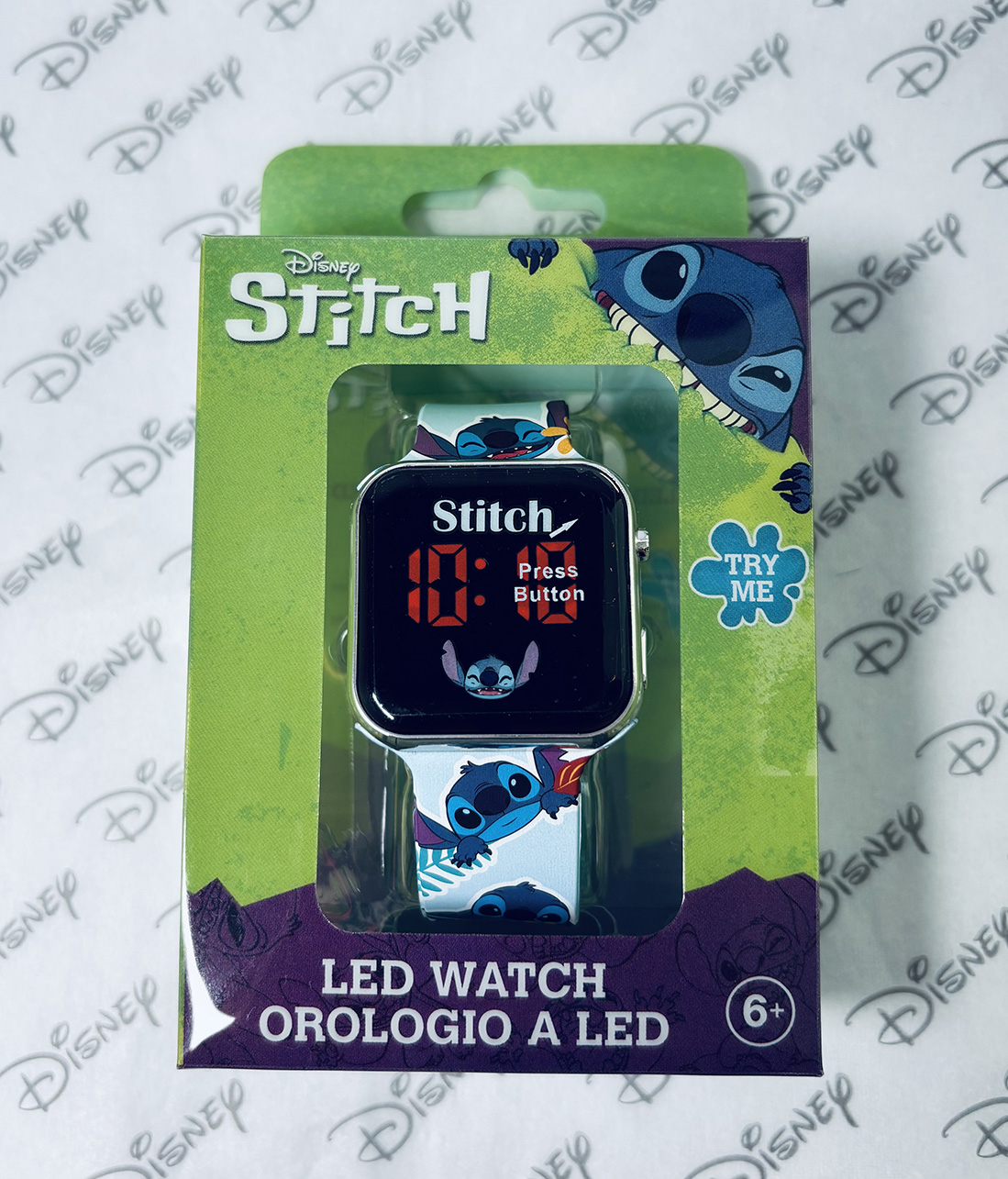 Disney Stitch LED karóra – Vidám időutazás a csuklódon